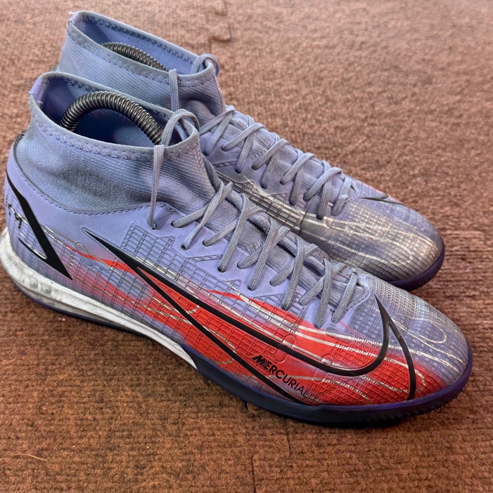 B+ Nike Mercurial Superfly 8 Academy IC Mbappe Purple Crimson DB2862-506 Mens 9